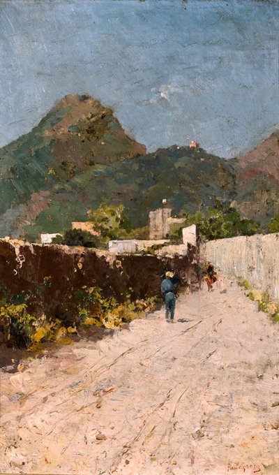 A Road in Italy by Beniamino Parlagreco
